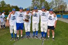 Baseball vs Babson  Wheaton College Baseball players celebrate their victory over Babson to win the NEWMAC Championship for the third year in a row. - (Photo by Keith Nordstrom) : Wheaton, baseball, NEWMAC